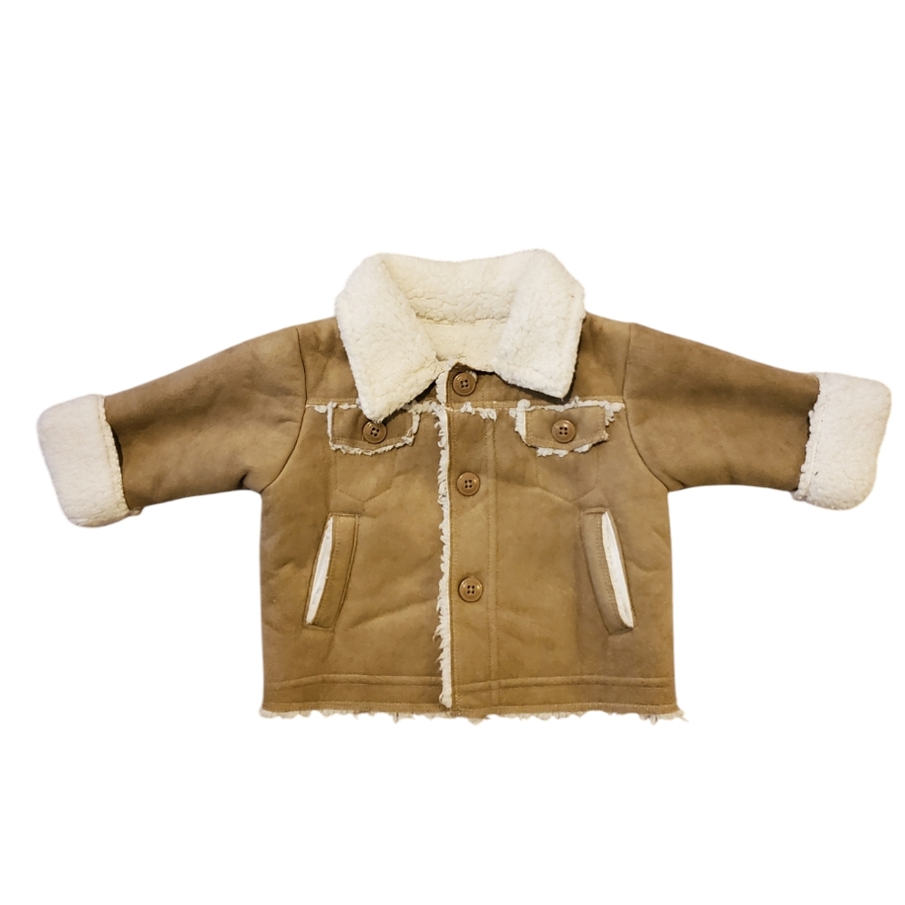 Baby bgosh Shearling-Lined Brown Jacket